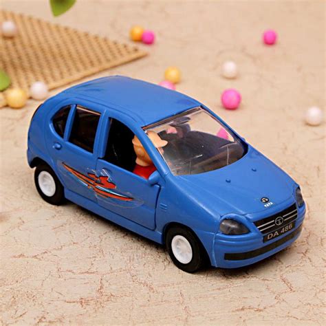 Tata Indica DX Pull Back And Go Toy Car - Giftteens-Buy Gifts Online