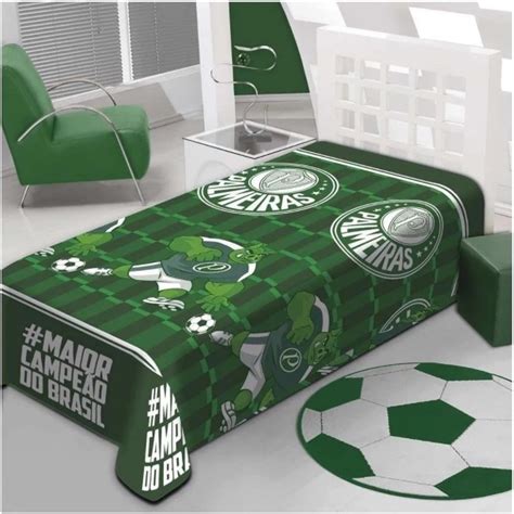 Manta Cobertor Palmeiras Jolitex Ternille Microfibra Solteiro 1 5x2 0