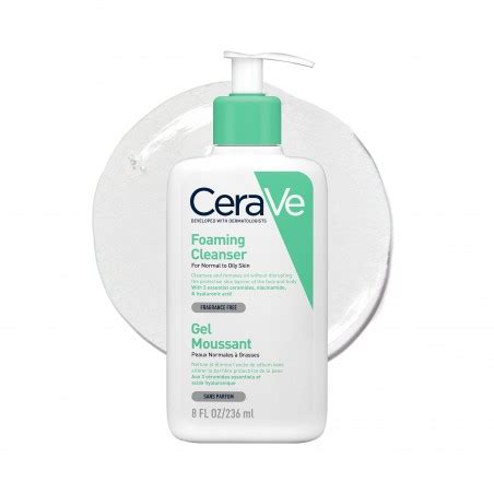 CeraVe Gel Moussant Nettoyant Peau Normale à Grasse Nettoyez votre