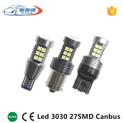 1156 Ba15s 1157 Bay15d Socket Led Bulb 3030 Chip 27smd Canbus Car