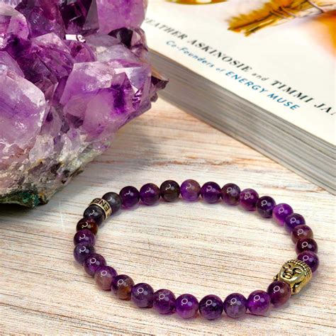 Amethyst Buddha Energy Bracelet | Energy Muse