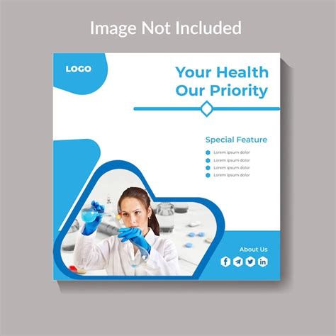 Premium Vector Medical Health Care Social Media Post Design Template