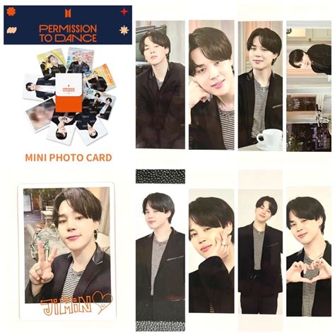 Ready Stock BTS PTD Mini Photo Card Official Jimin Shopee