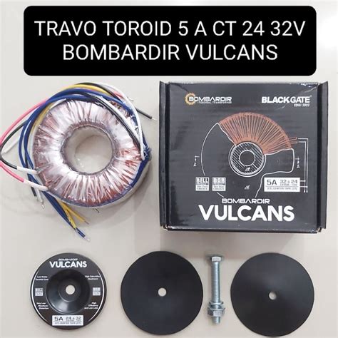 Jual Vulcans Trafo Toroidal A Ct V V Blackgate Bgr Bell Travo