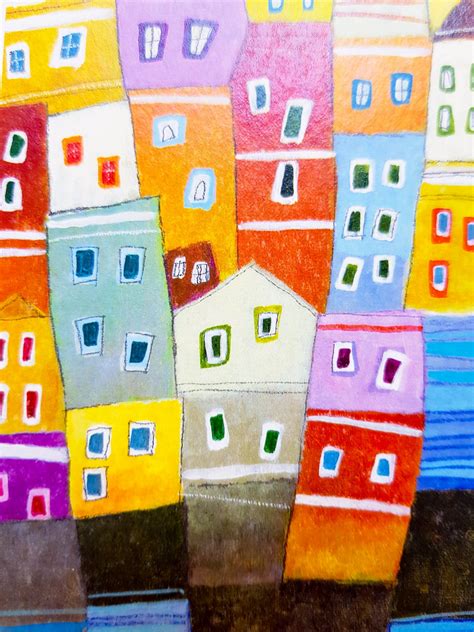 Colored Houses of the Cinque Terre Liguria Amaranta De - Etsy