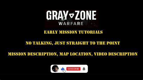 Grayzone Warfare Early Mission Guide With Task Locations Only Map