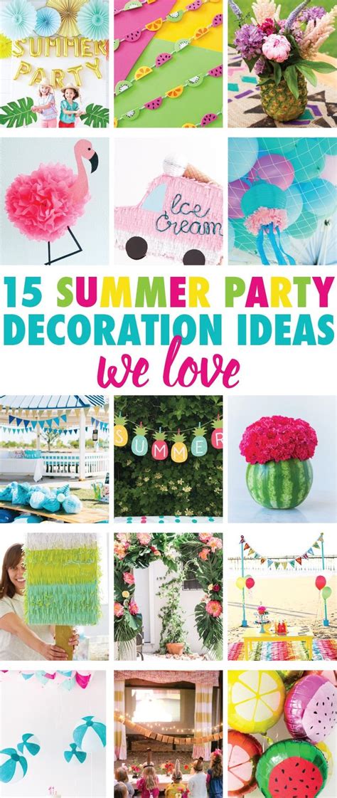 Beach Birthday DIY Party Centerpiece Summer Party Decorations Party