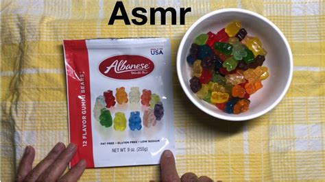 Asmr Gummy Bear Chew And Low Whisper Youtube