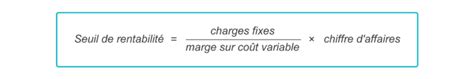 Calcul seuil de rentabilité comment le calculer Fichier Excel