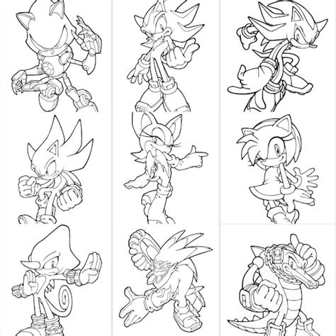 Sonic And Friends Coloring Pages