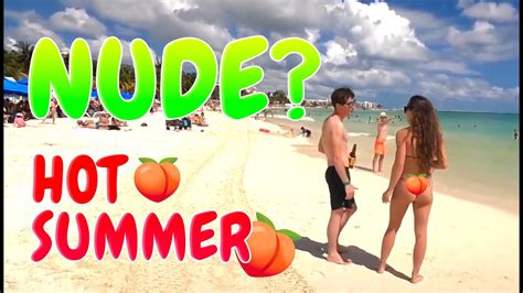 Nudes Beach Mexico Hot Summer Chic On Beach Nude YouTube