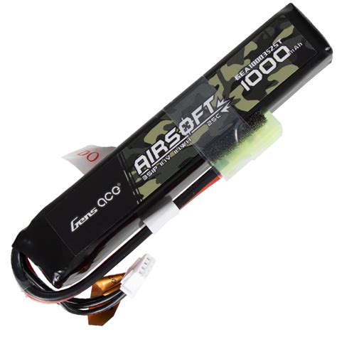 Gens Ace 11 1V 1000mAh 25C LiPo Stick Type