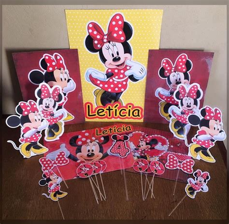 Kit Festa Minnie Vermelha Elo Produtos Especiais