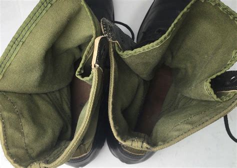 Original Us Army Vietnam War C I C Jungle Combat Boots 10r Dated 3 1968 Nice 3774911294