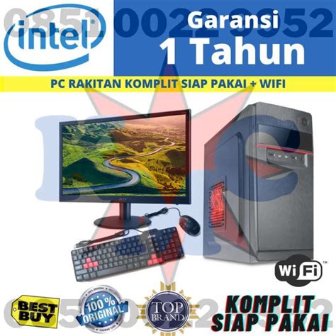 Promo Pc Rakitan Core I Lengkap Siap Pakai Sekolah Office Kantor