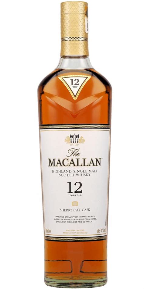 Macallan Year Old Sherry Oak Cask Pre Brown Box Off