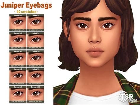 The Sims Resource Msqsims Juniper Eyebags Brow Details Category