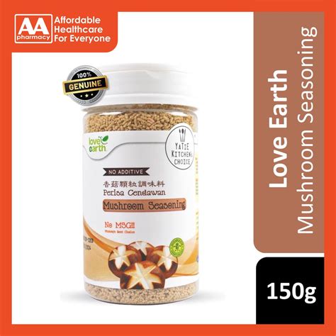 Love Earth Mushroom Seasoning 150g Halal Shopee Malaysia