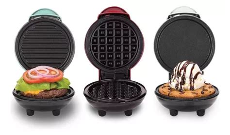 Mini Maquina Wafflera Parilla Plancha Carne Huevo Hot Cake Meses sin interés