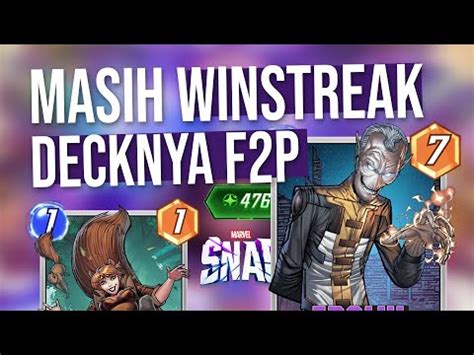 F2P Coba Deck Ini Auto WINSTREAK Awal Masuk POOL 3 Marvel Snap