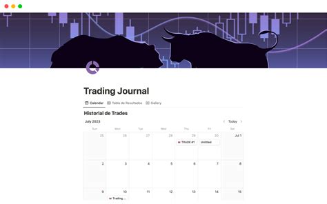 Trading Journal Notion Template