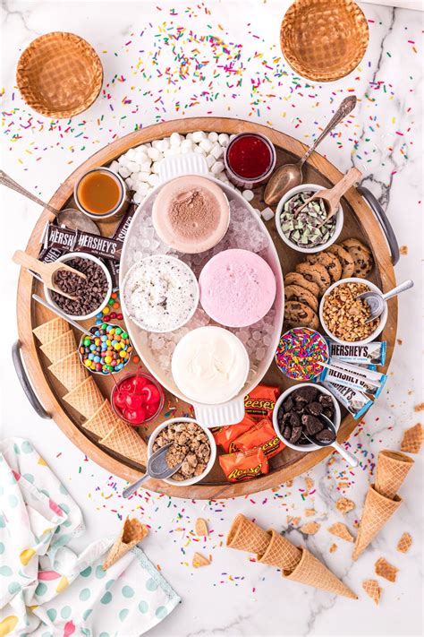 Wedding Ice Cream Bar Ice Cream Sundae Party Diy Sundae Bar Ice