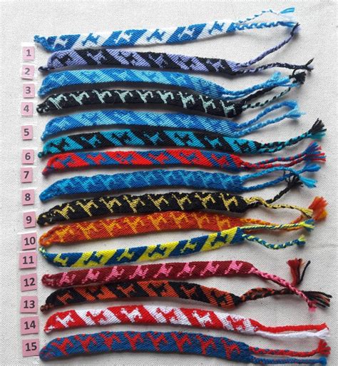 Alpacas Llamas Andean Friendship Bracelets From Cusco Peru Etsy