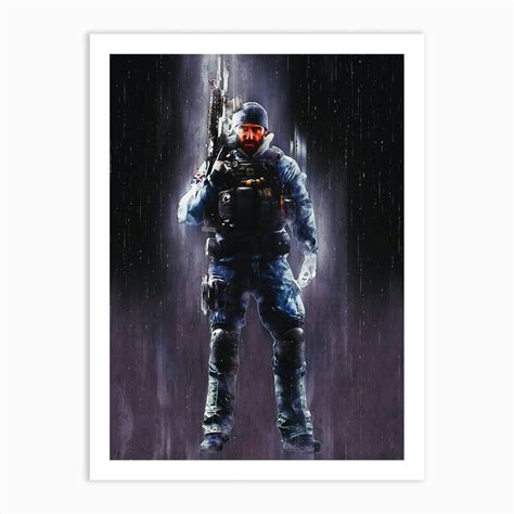 Buck Operator From Rainbow Six Siege Game Art Print by Gunawan.Rb - Fy