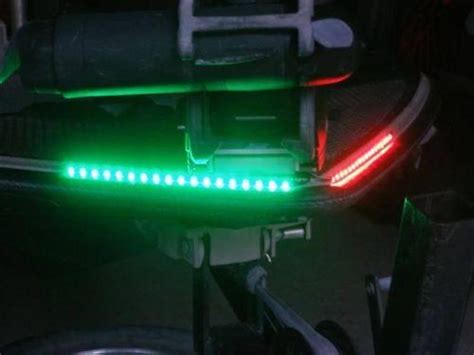 Bass Boat Led Bow Lighting Red And Green Navigation Lights Marine Ranger