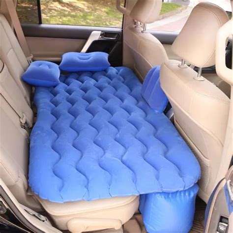 Cama Infl Vel Colch O Carro Azul Viagem Suv Sedan Universal