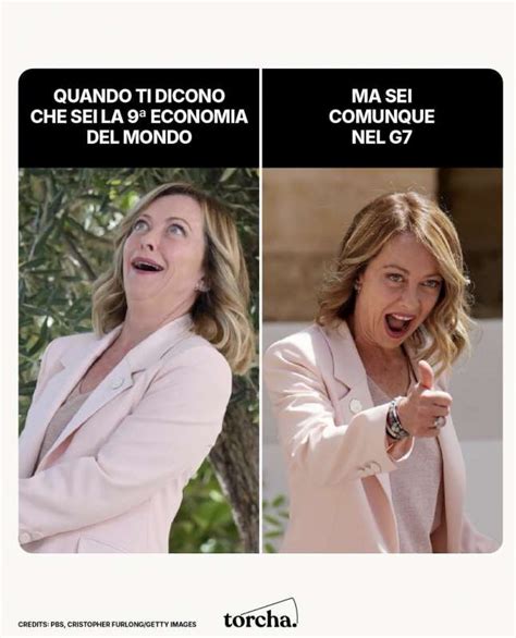 Meme Su Giorgia Meloni E Il G7 Di Borgo Egnazia By Torcha Dago