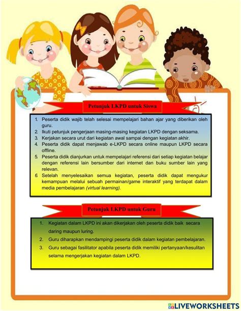 Lkpd Kelas 3 Tema 2 Subtema 1 Pb 1 Worksheet Pb2 Interactive