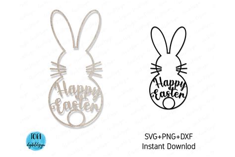 Easter Bunny Svg File For Cricut Grafik Von Tori Designs · Creative Fabrica