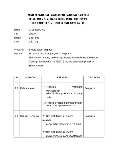 Contoh Laporan Jawatankuasa Penilaian Teknikal Format Laporan Jawatankuasa Pembuka Sebutharga