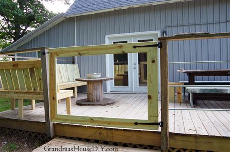 Deck Gates A Simple Wood Working Project How To