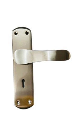 Stainless Steel Plain Mortise Lock Handle For Door Fitting Size 8inch At Best Price In Aligarh