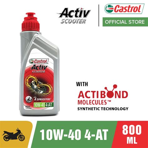 Castrol Activ Scooter W At Engine Oil Ml Shopee Philippines