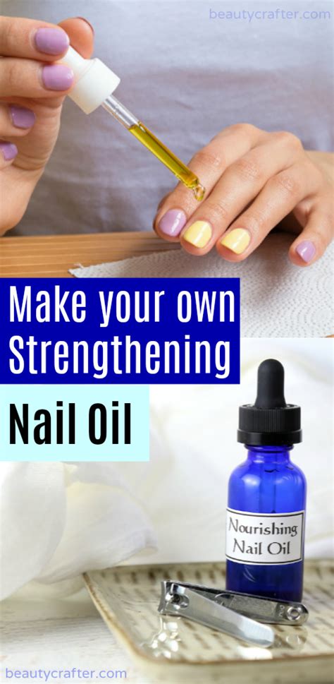 Best Nail Strengthener - DIY Nourishing Nail Oil - Beauty Crafter