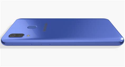 Samsung Galaxy A40 Azul Modelo 3d 39 Max Obj Fbx 3ds Free3d