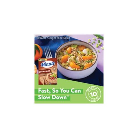 Minute Brown Rice 14 Oz Pack Of 16 16 Pack Kroger