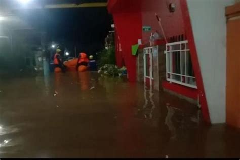 Usai Diguyur Hujan Lebat 16 Titik Di Kota Tangerang Terendam Banjir