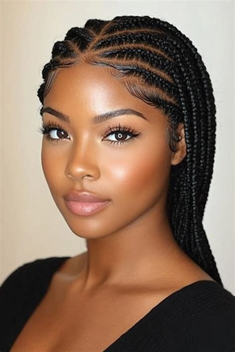 28 Gorgeous Braided Cornrow Hairstyles | Cornrows natural hair, Cornrow