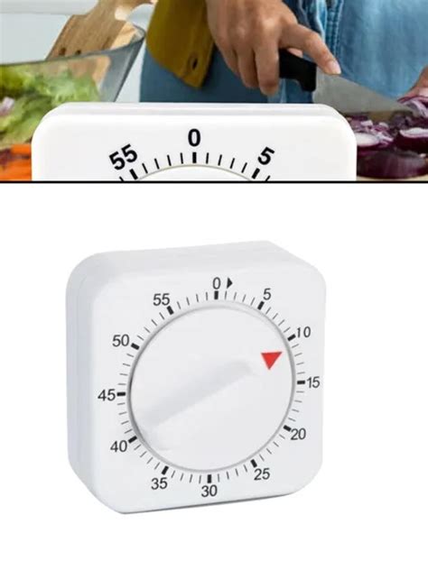 Timer Meccanico Minuti Per Cucina Ora Orologio Visivo Mini Conto