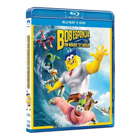 Bob Esponja Un H Roe Fuera Del Agua Blu Ray Bodega Aurrera En L Nea