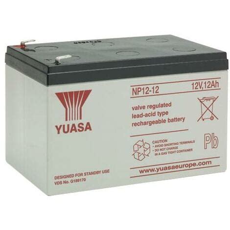 Yuasa Batteria Ermetica Al Piombo V Ah Np