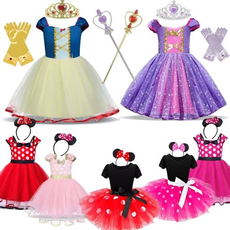 Cosplay Branco De Neve Para Crian As Princess Dress For Girls Halloween