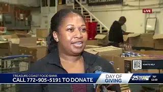 Wpbf Day Of Giving Feeding Our Community Treasure Coast Food Bank