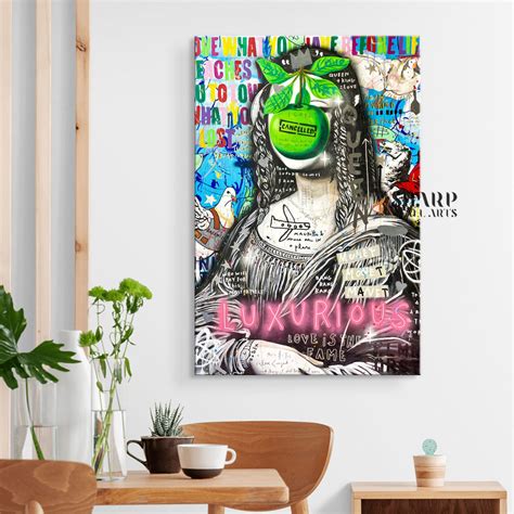 Banksy Wall Art Banksy Mona Lisa Pop Art Graffiti Street Art Etsy