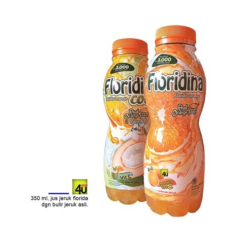 Jual Floridina Florida Orange Drink Pet Ml Rtd Shopee Indonesia