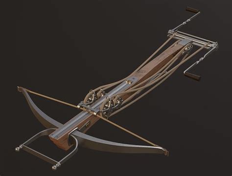 Crossbow Free 3d Model Cgtrader